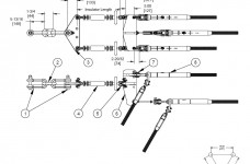 Dead-end Assembly - Tri-Bundle Conductor, Double Insulator, 50K